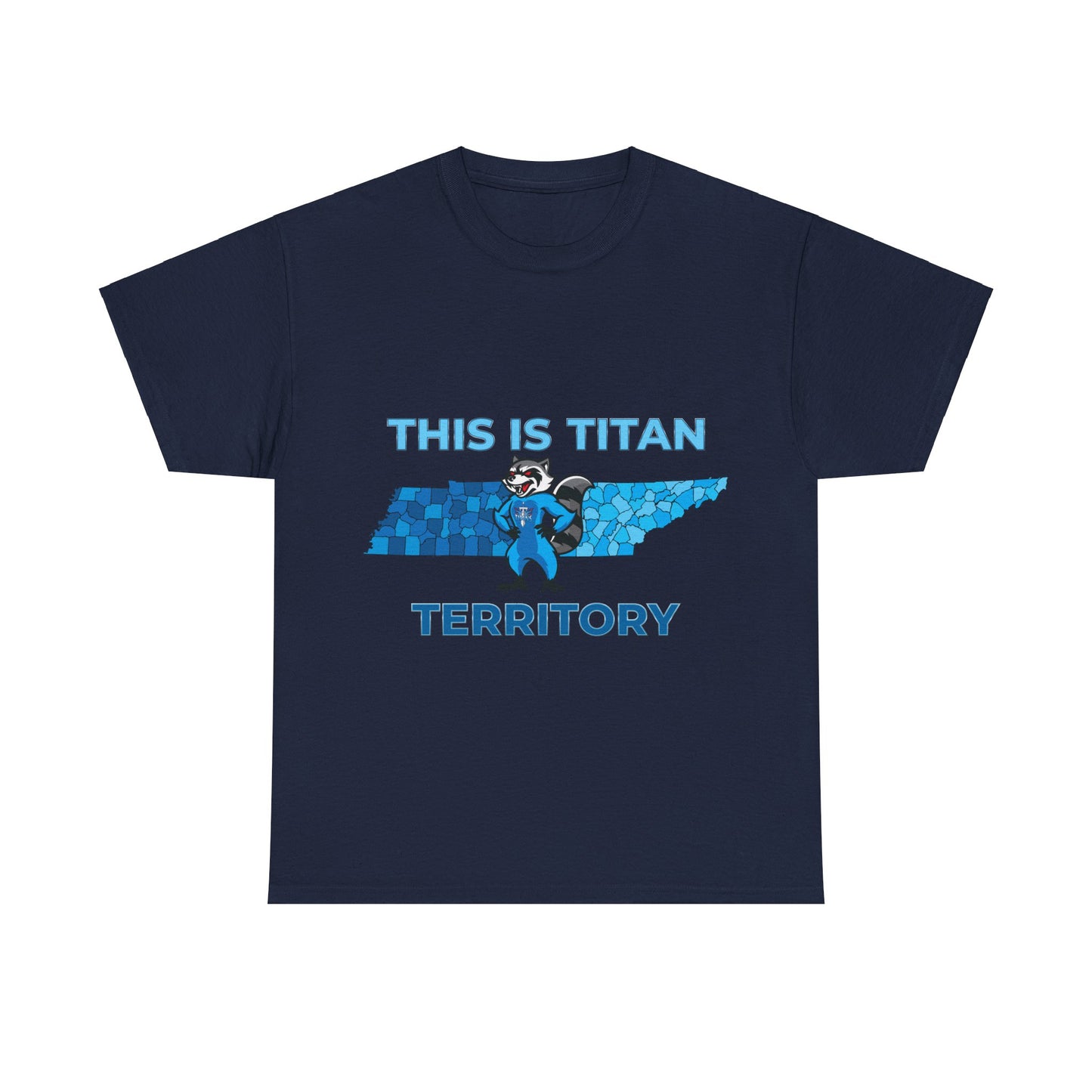 Playful squirrel t-shirt for Titans fans