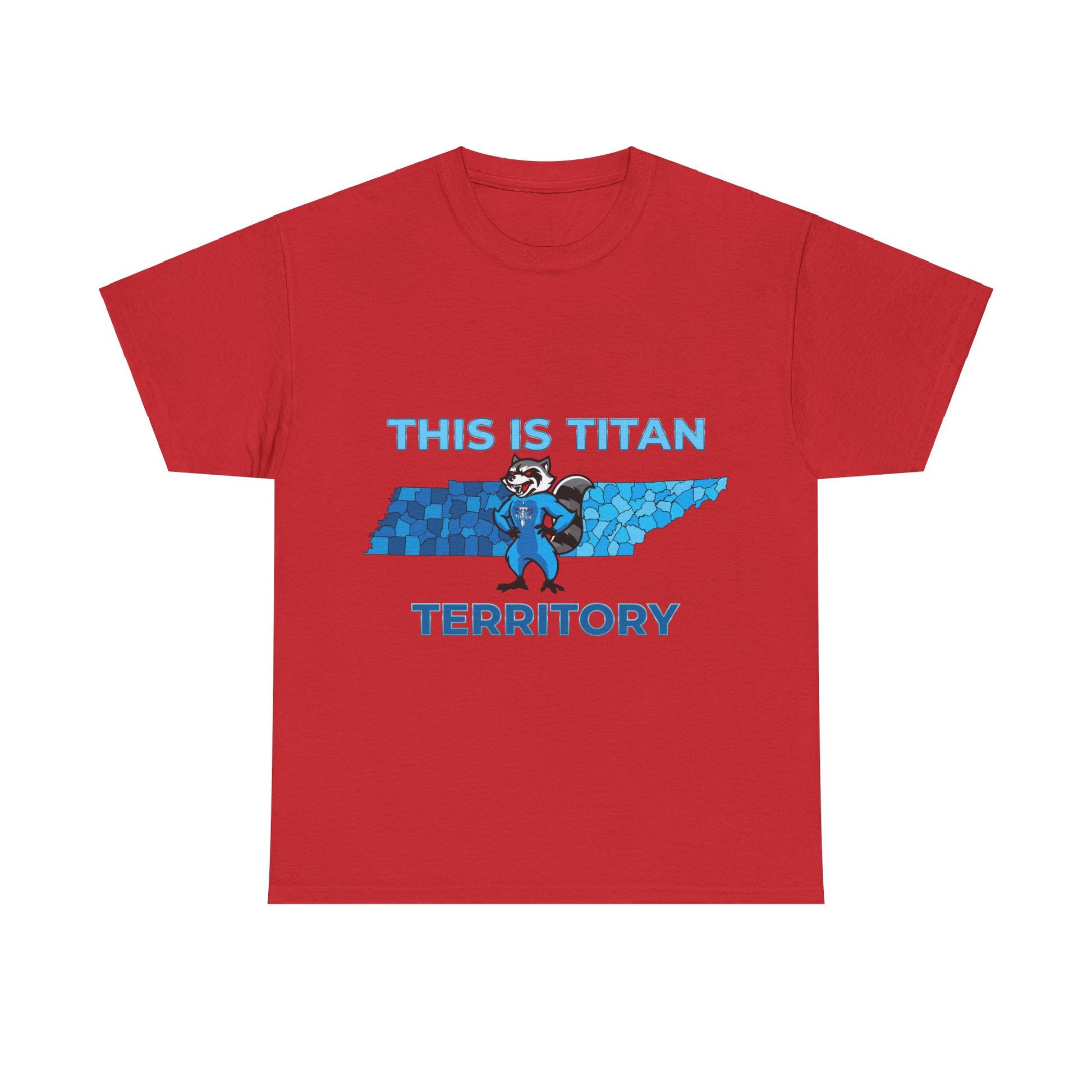 Custom t-shirt with Titans squirrel logo