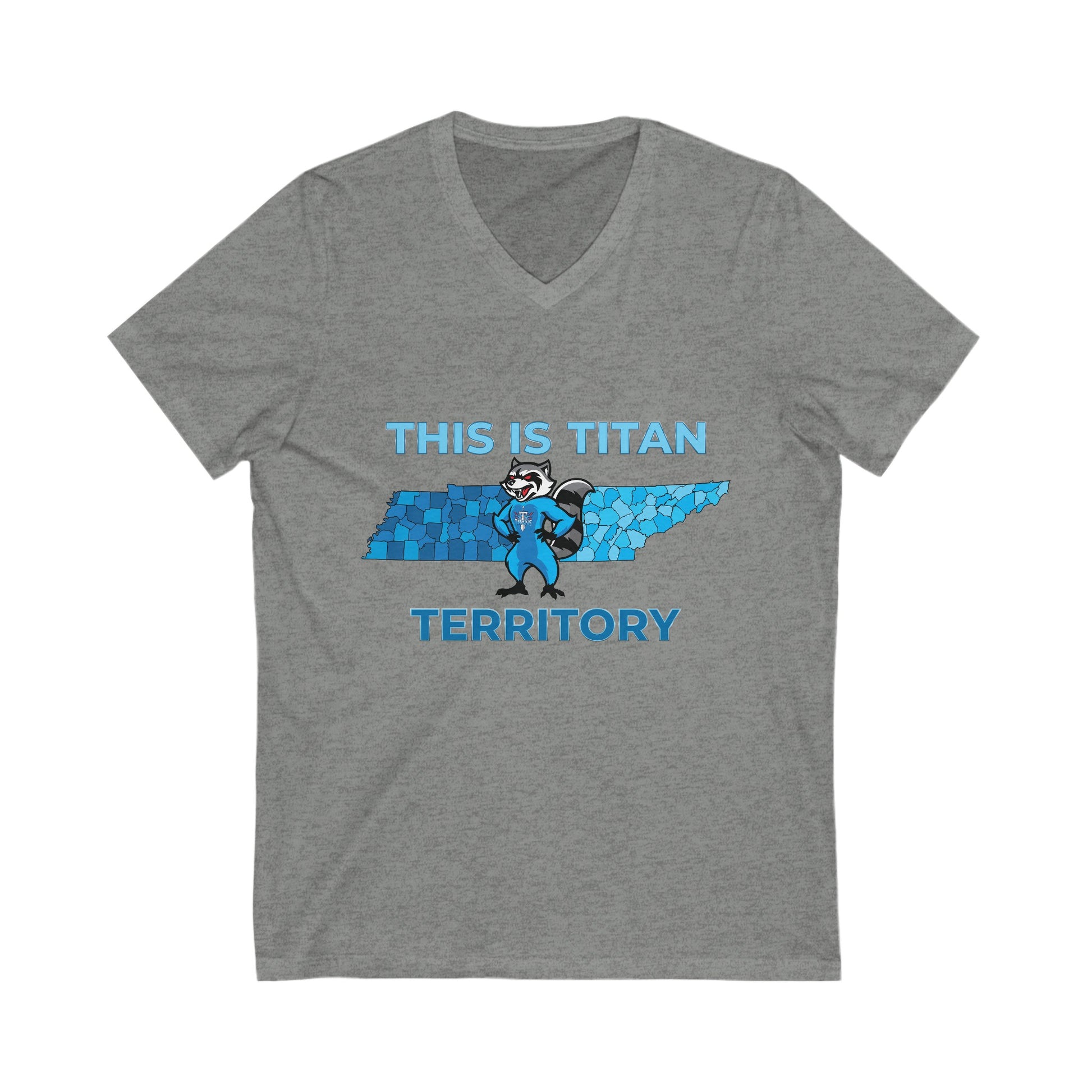 Nashville Titans v-neck with custom flair