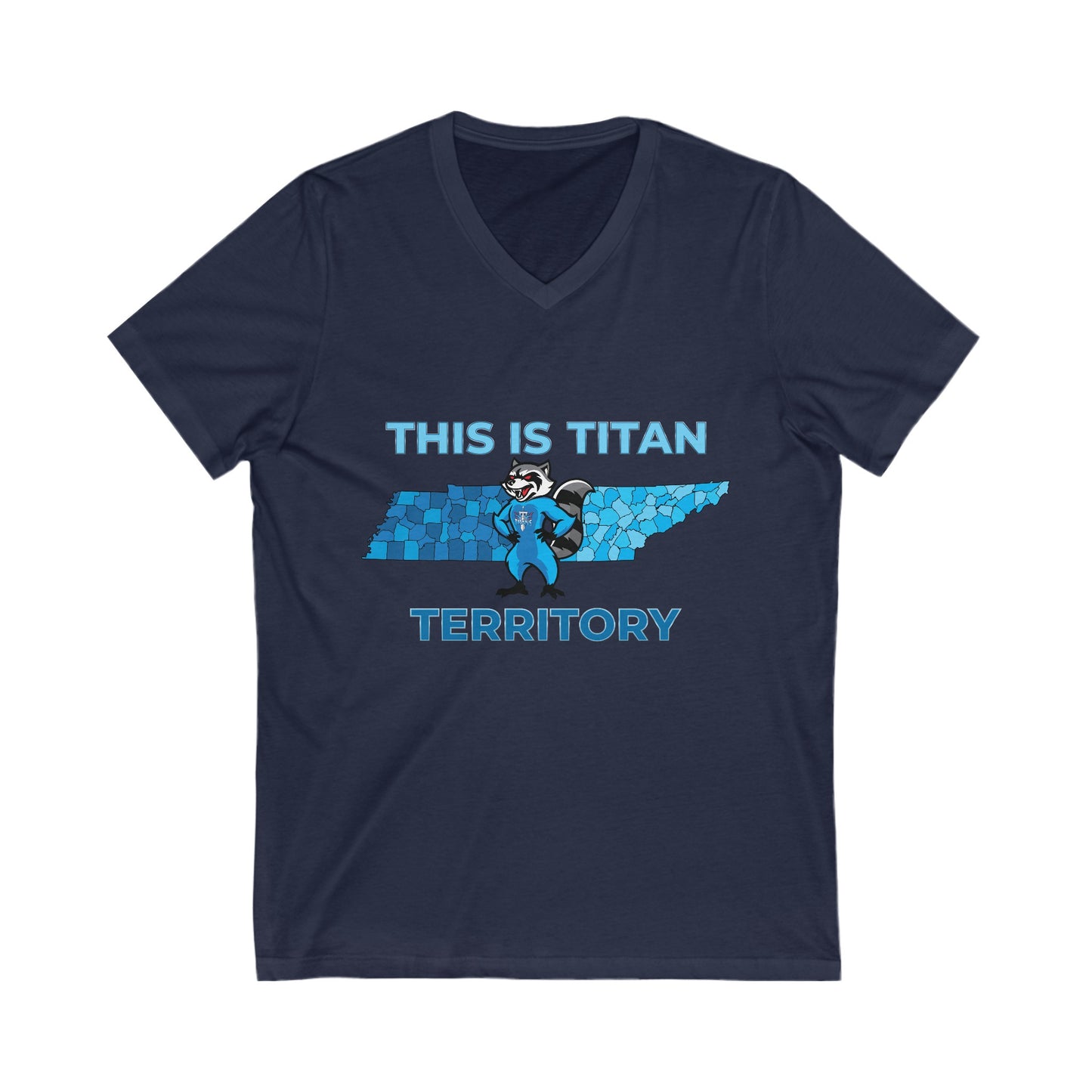 Comfortable v-neck for Titans supporters