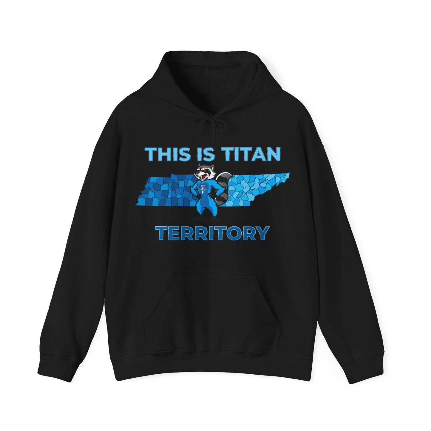 Titans fan gear with raccoon design