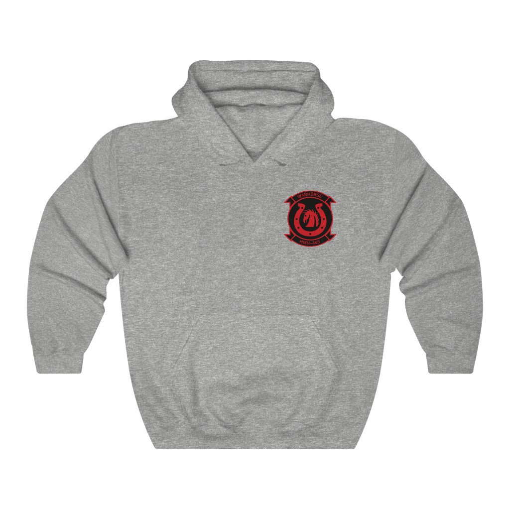 Hood detail of Marine Corps sweatshirt